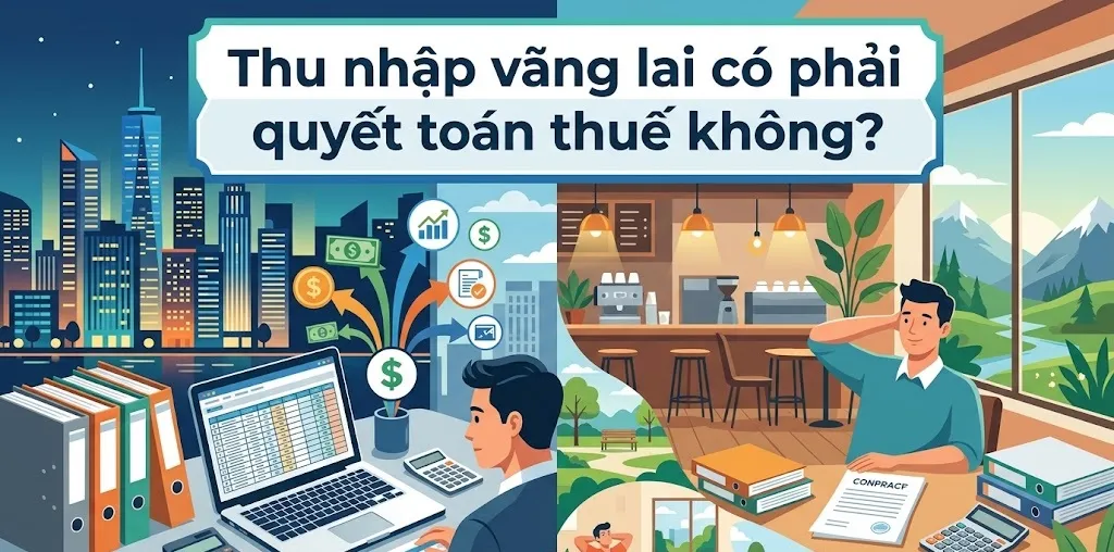 Thu nhập vãng lai có phải quyết toán thuế không