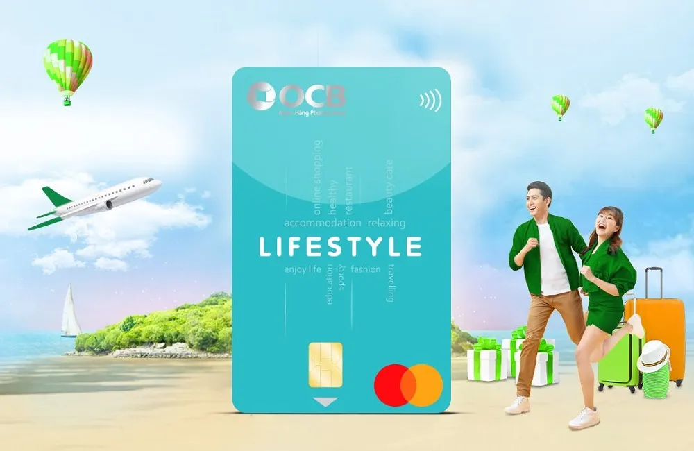 Ưu đãi thẻ tín dụng Thẻ tín dụng OCB MASTERCARD LIFESTYLE - Hoàn tiền 15% (tối đa 18 triệu/năm), Bảo hiểm du lịch đến 20 tỷ đồng
