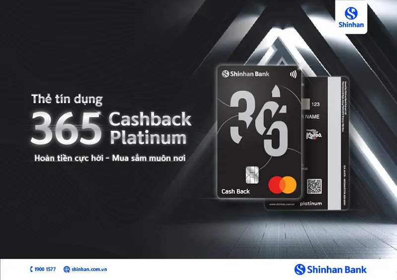 Ưu đãi thẻ tín dụng Thẻ tín dụng 365 Cashback hạng Bạch Kim - Hoàn tiền 12% mọi chi tiêu, Bảo hiểm du lịch đến 12 tỷ đồng