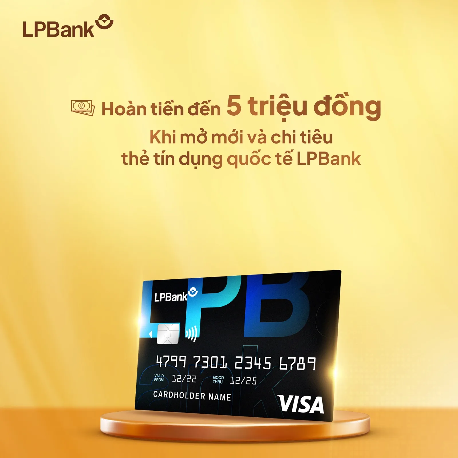 So sánh ưu nhược điểm thẻ tín dụng Thẻ tín dụng quốc tế LPBank Visa Standard