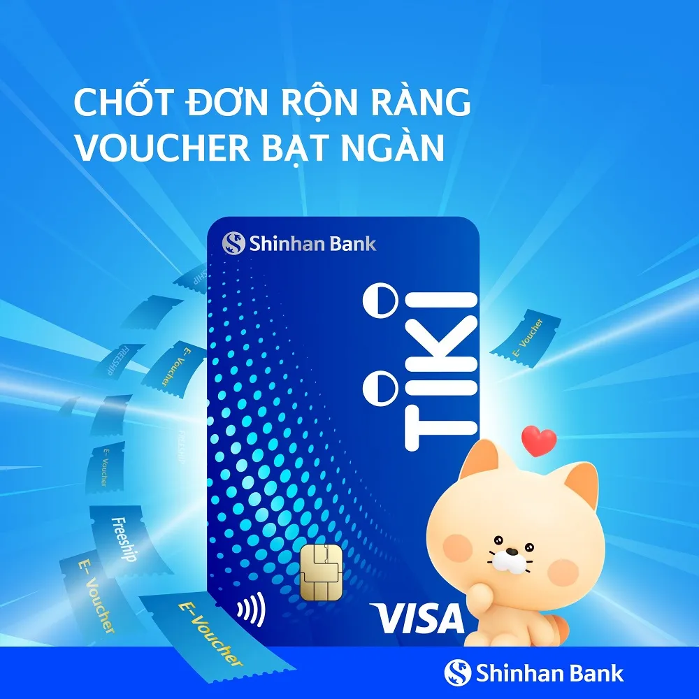 So sánh ưu nhược điểm thẻ tín dụng Thẻ tín dụng Tiki - Shinhan hạng Chuẩn