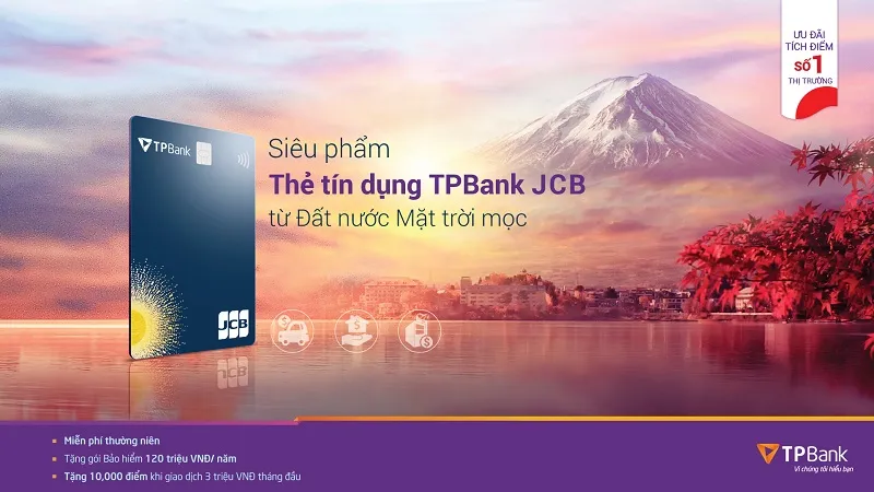 So sánh ưu nhược điểm thẻ tín dụng Thẻ tín dụng quốc tế TPBank JCB Reward