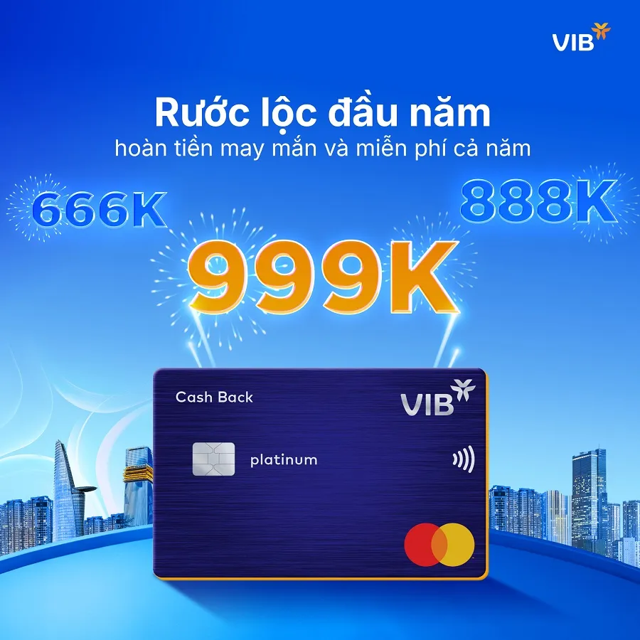 So sánh ưu nhược điểm thẻ tín dụng Thẻ tín dụng VIB Cash Back