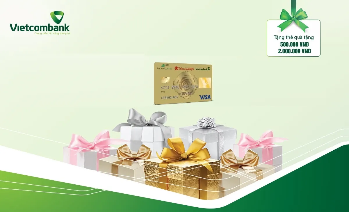So sánh ưu nhược điểm thẻ tín dụng Thẻ tín dụng Saigon Centre Takashimaya Vietcombank