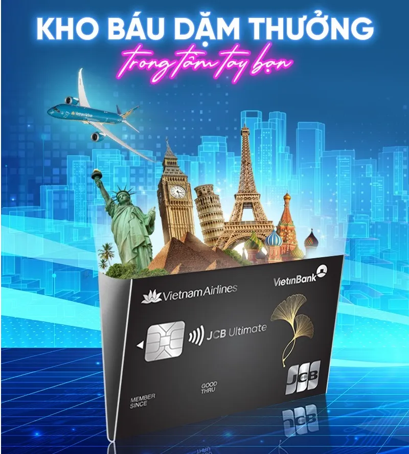So sánh ưu nhược điểm thẻ tín dụng Thẻ tín dụng VietinBank JCB Credit Ultimate EMV VNA