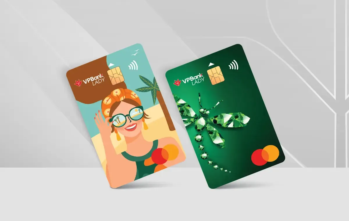 So sánh ưu nhược điểm thẻ tín dụng Thẻ tín dụng VPBank Lady MasterCard